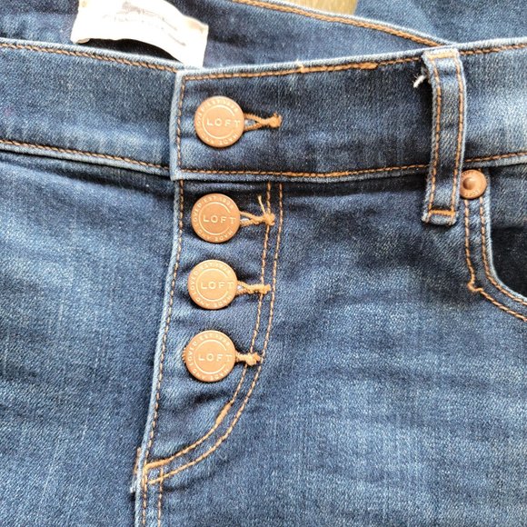 Ann Taylor Loft Modern Skinny High Rise Jeans Size 2 - Picture 1 of 11
